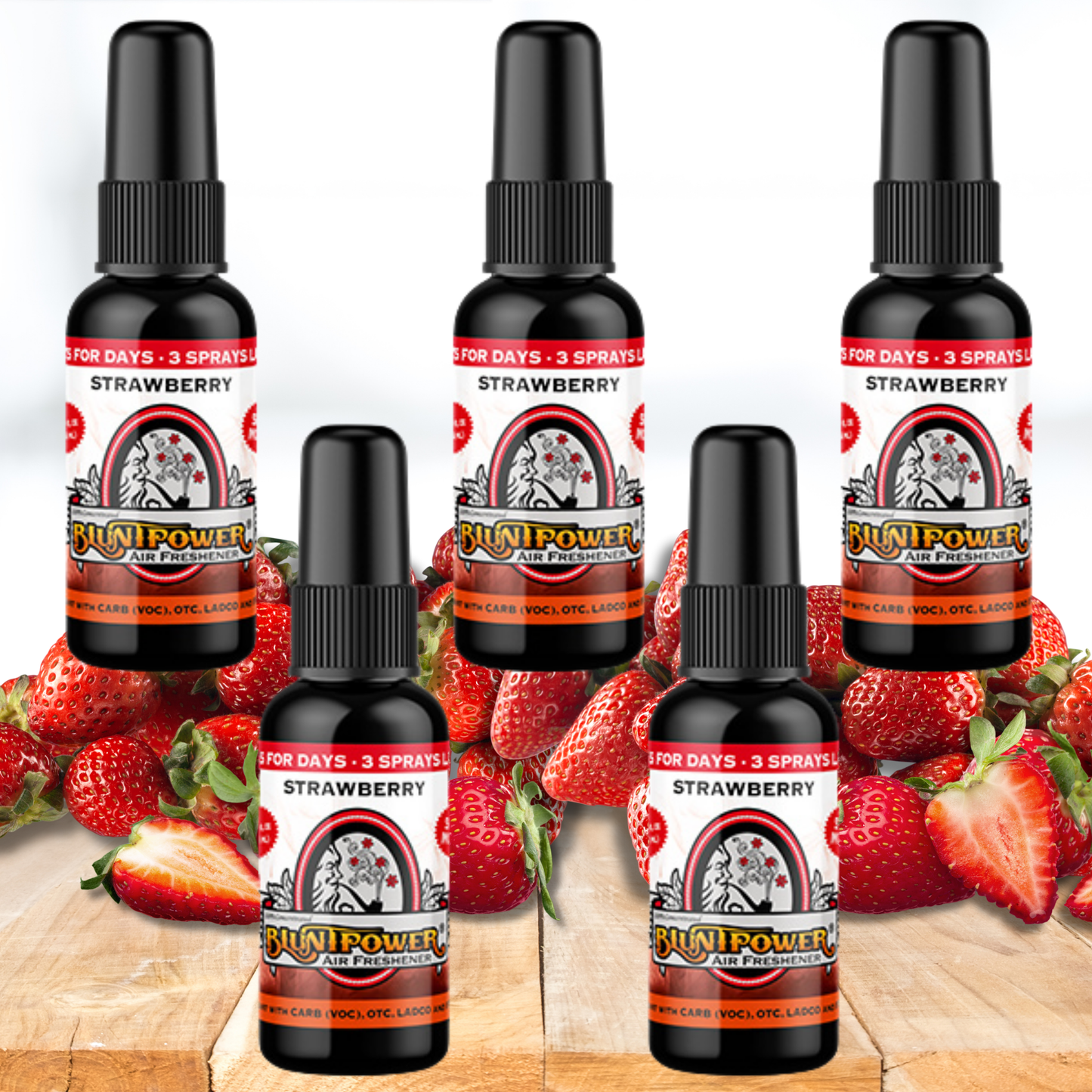 Strawberry Peach Air Freshener Spray - BluntPower Air Freshener
