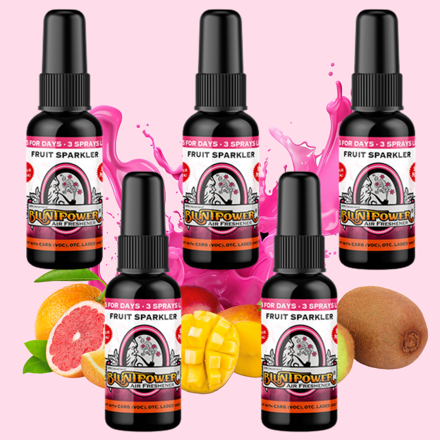 Fruit Sparkler Air Freshener Spray - BluntPower Air Freshener