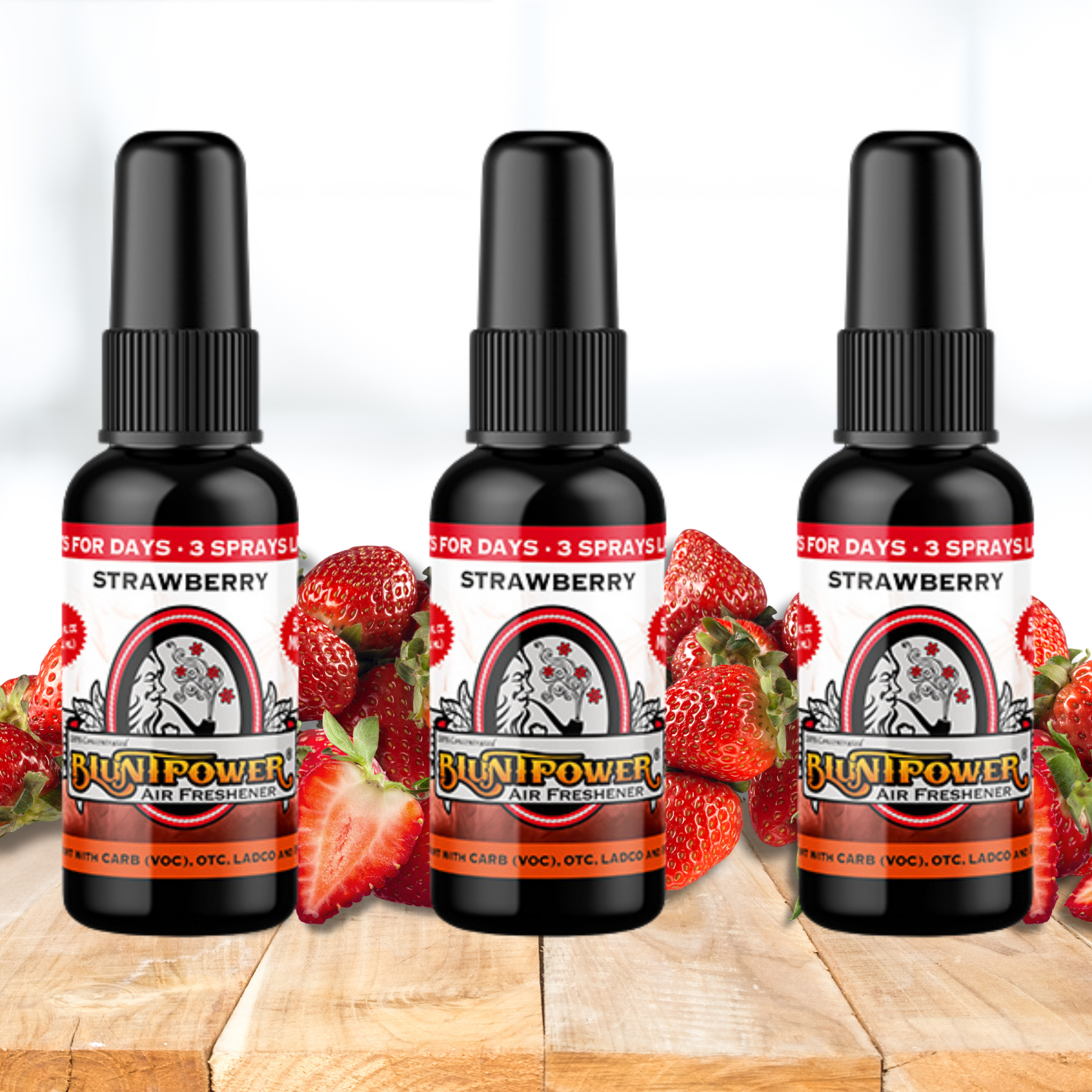 Strawberry Peach Air Freshener Spray - BluntPower Air Freshener