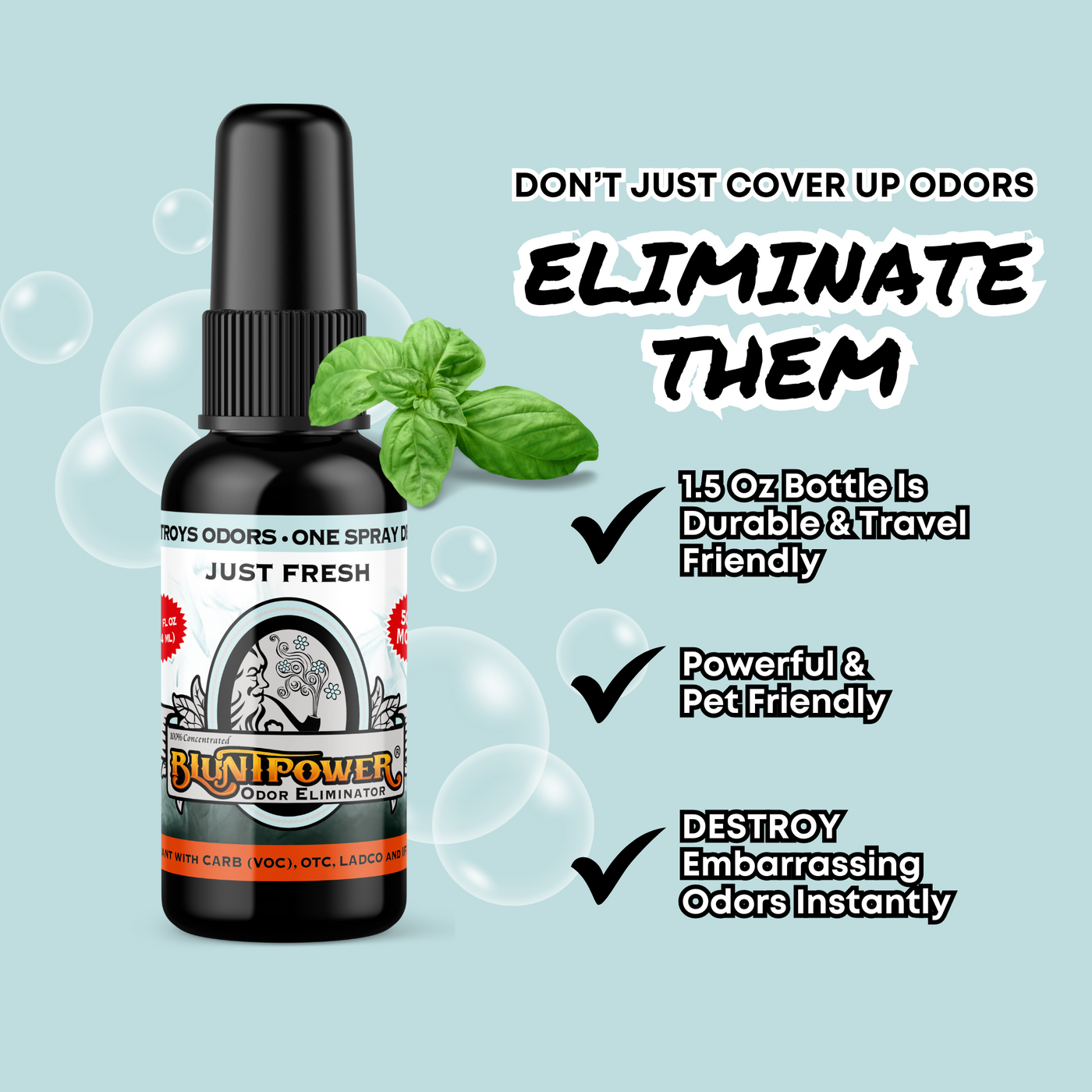 Just Fresh Odor Eliminator Spray