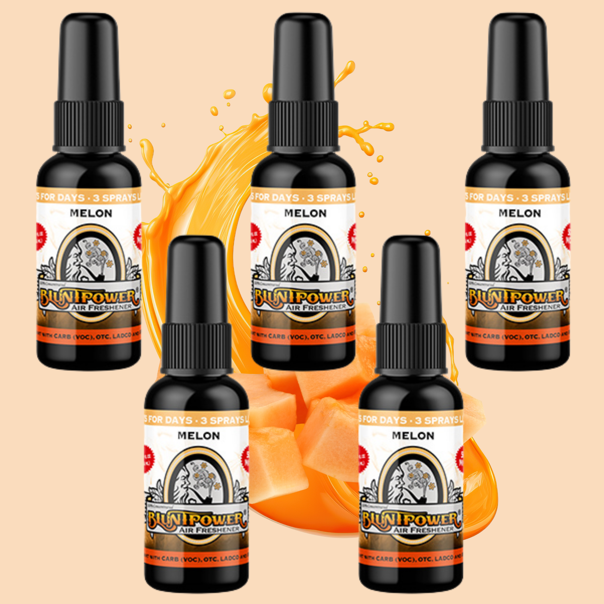 Melon Air Freshener Spray - BluntPower Air Freshener