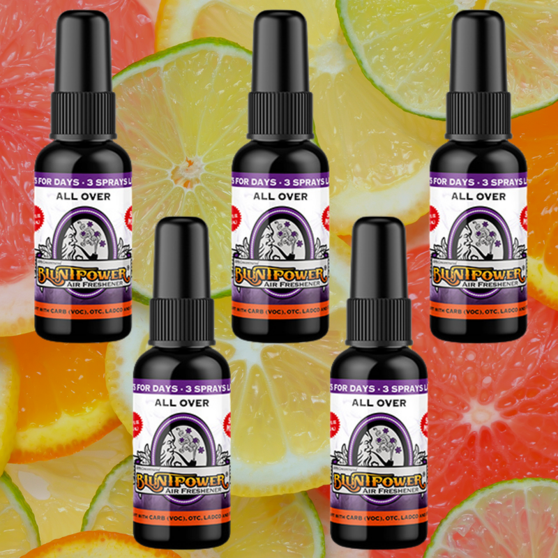 All Over Spray Air Freshener Bundle (5 Pack)