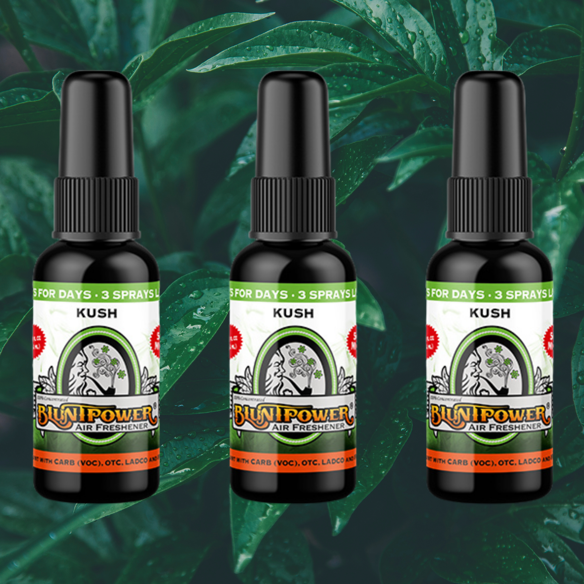 Kush Spray Air Freshener Bundle (3 Pack) - BluntPower Air Freshener