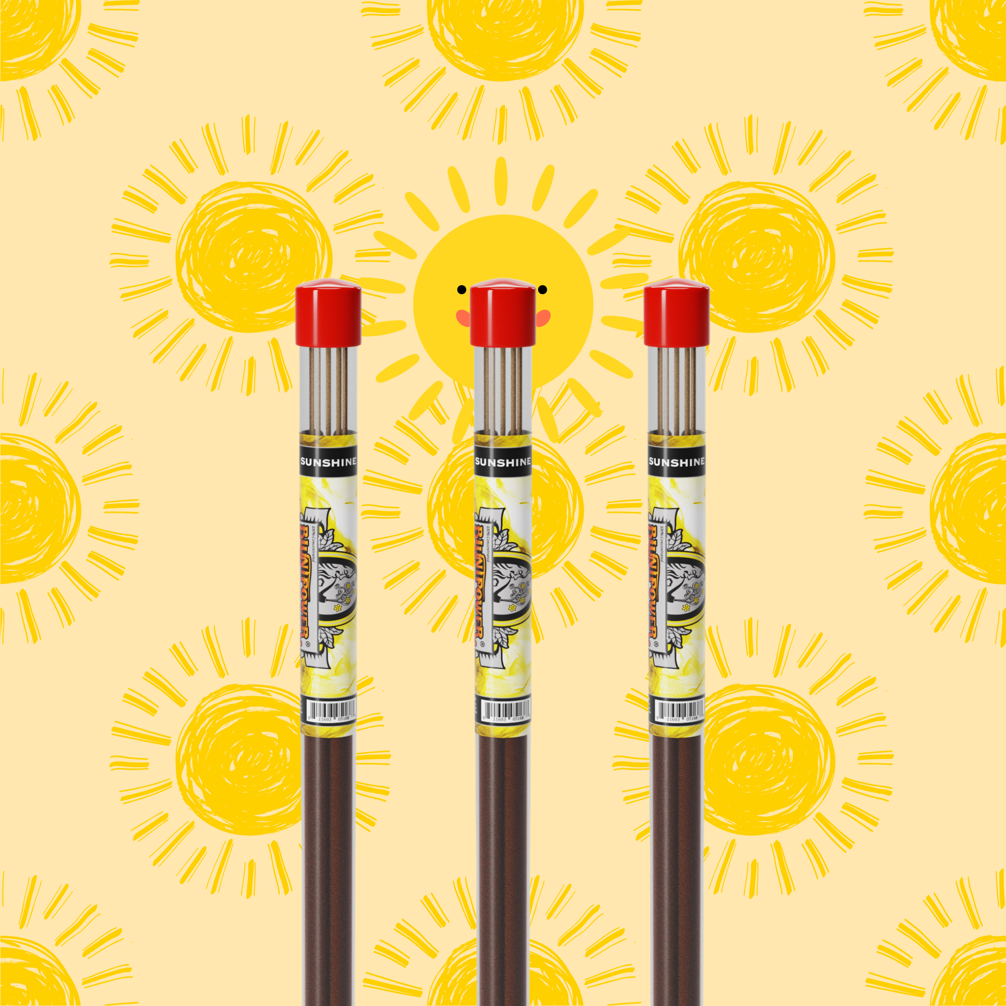 Sunshine Long Incense Sticks - BluntPower Air Freshener