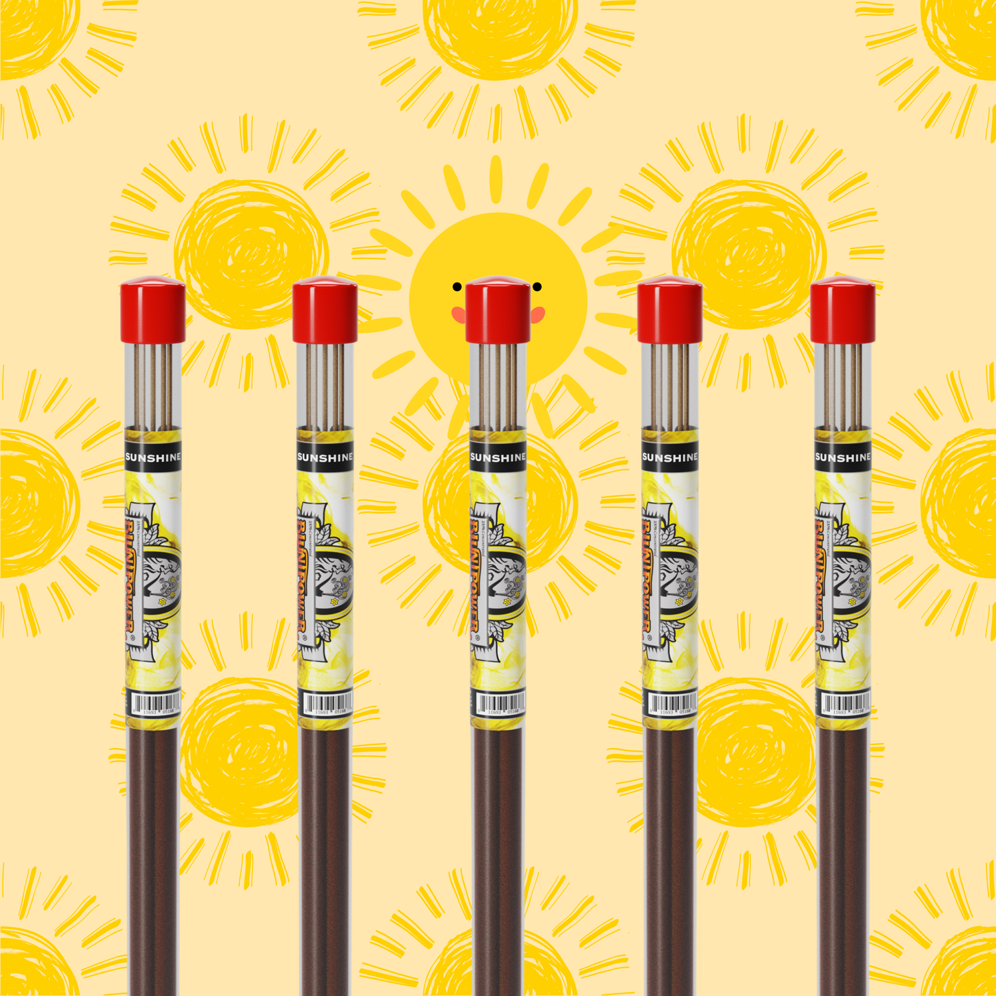 Sunshine Long Incense Sticks - BluntPower Air Freshener