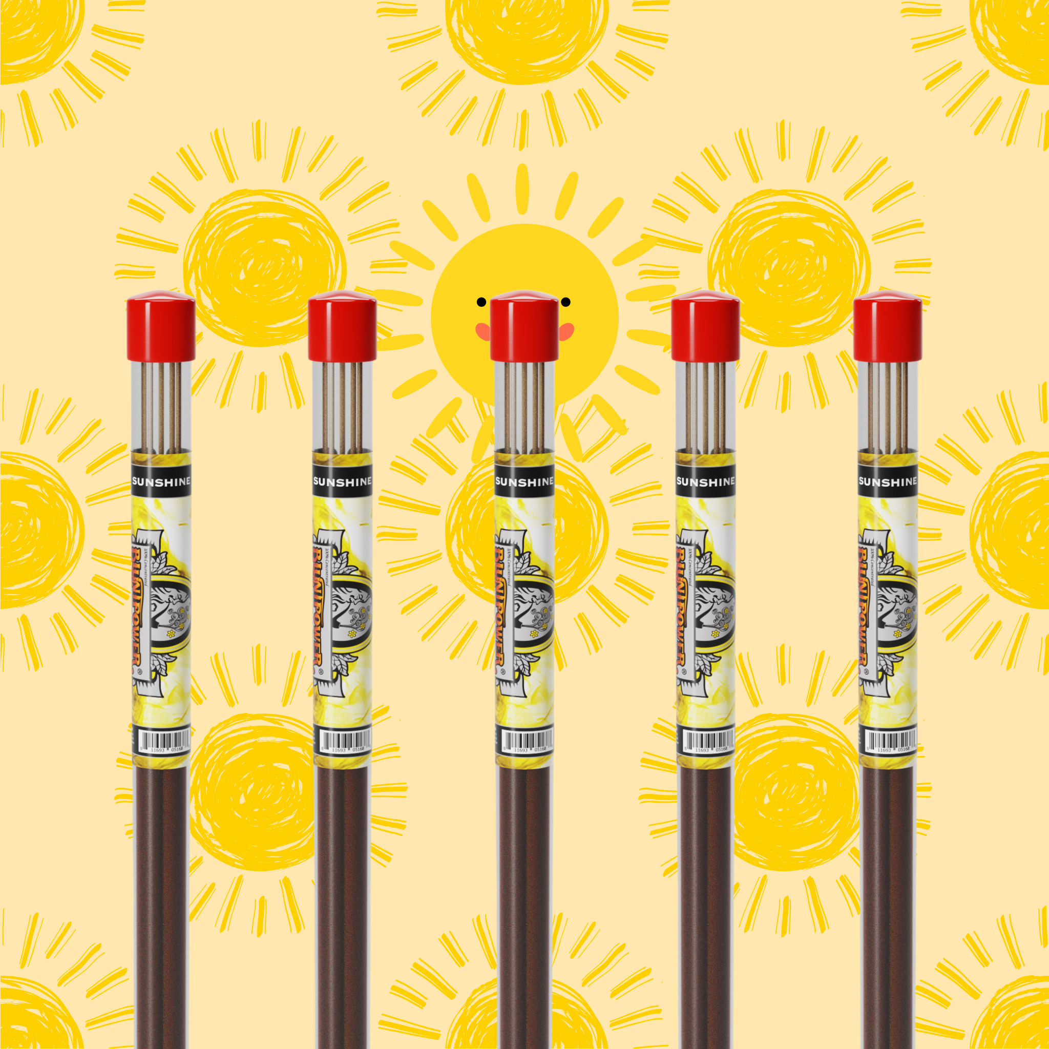 Sunshine Long Incense Sticks - BluntPower Air Freshener