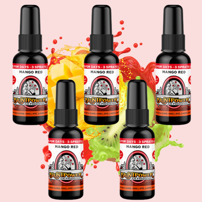 Mango Red Air Freshener Spray Bundle (5 Pack) - BluntPower Air Freshener