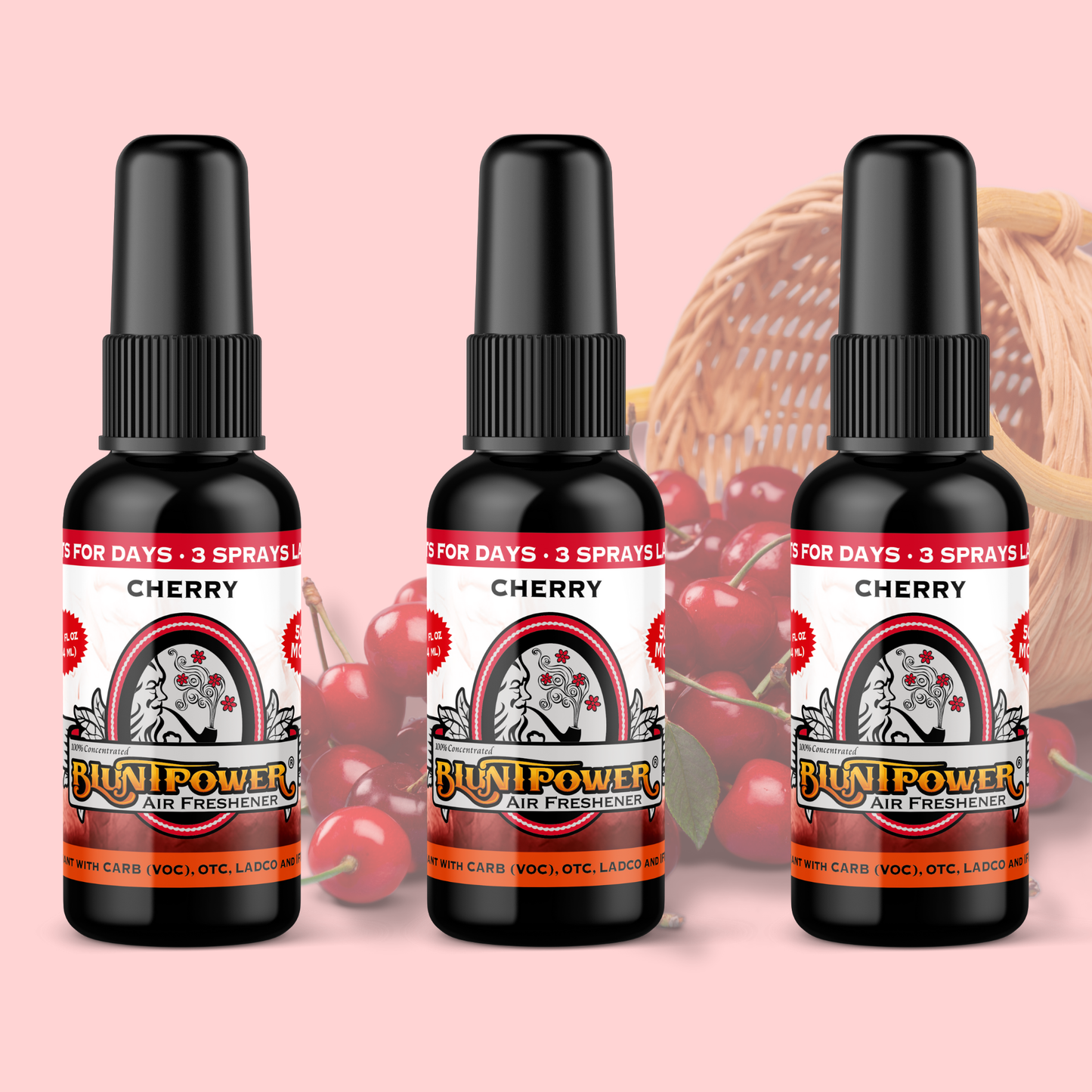 Cherry Peach Air Freshener Spray - BluntPower Air Freshener