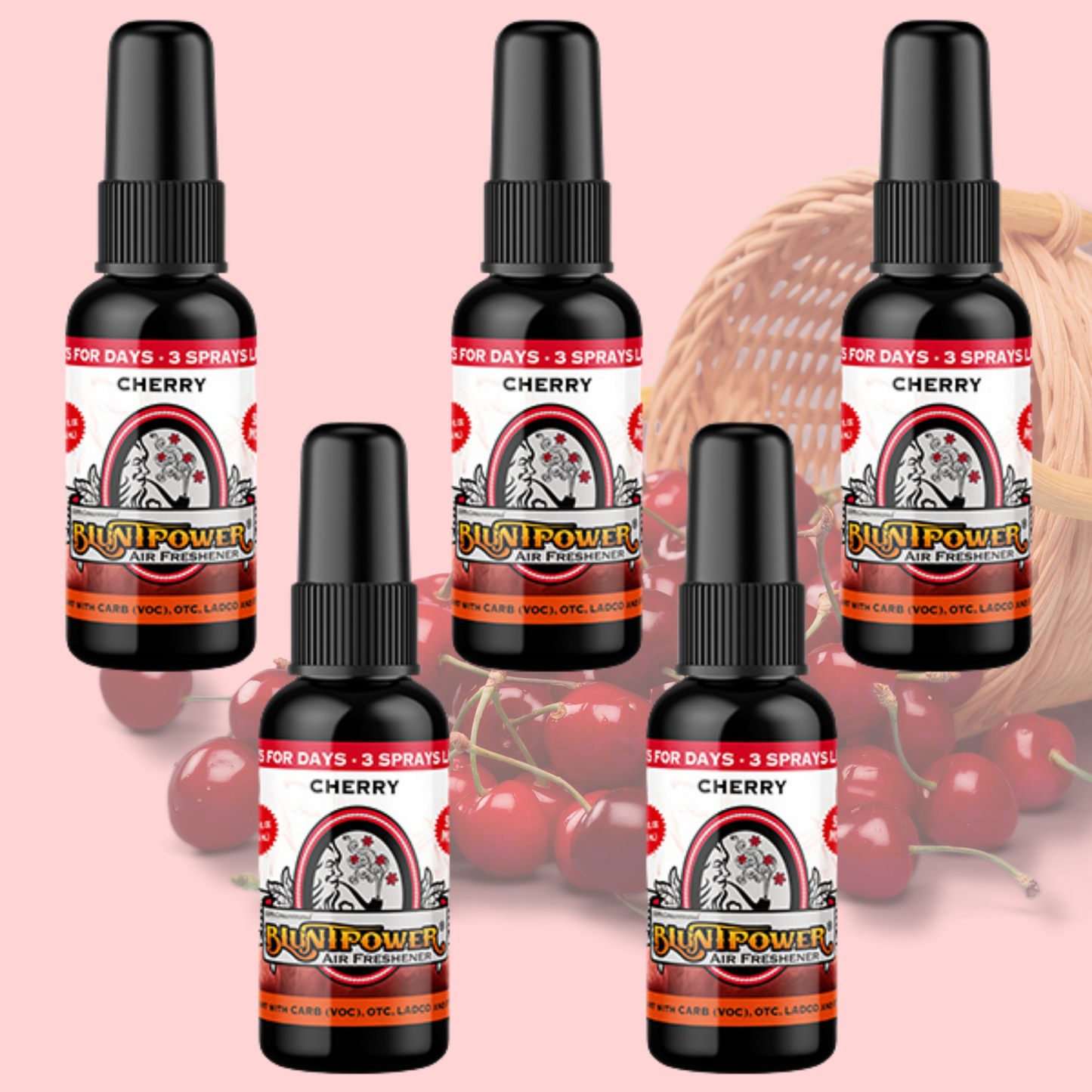 Cherry Peach Air Freshener Spray - BluntPower Air Freshener