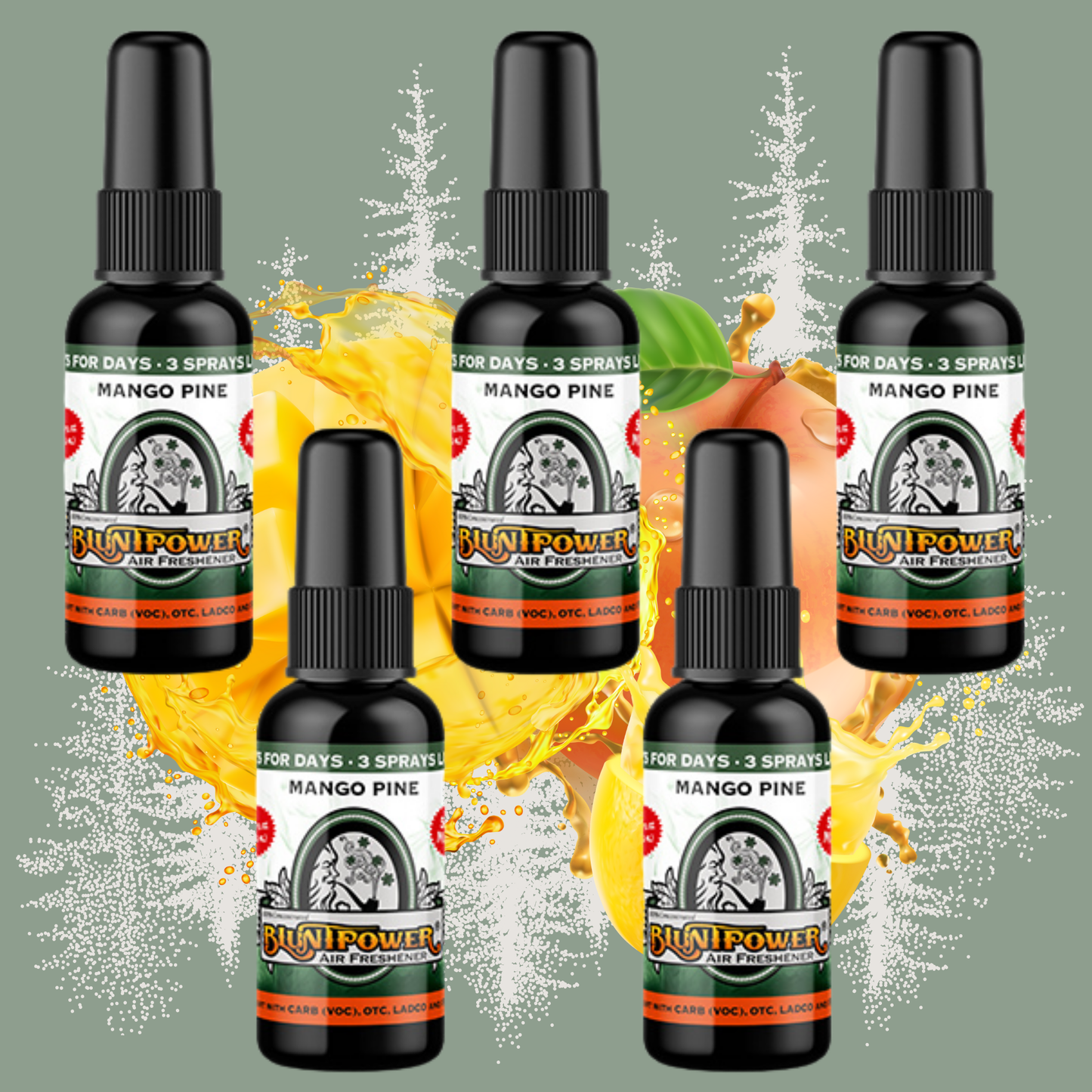 Mango Pine Air Freshener Spray - BluntPower Air Freshener