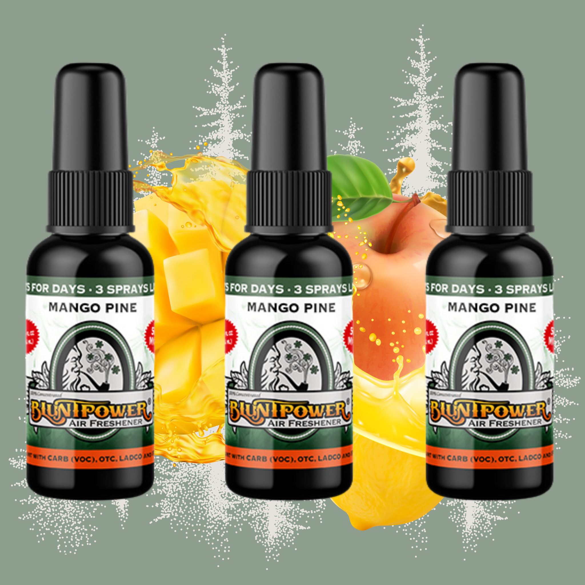 Mango Pine Air Freshener Spray - BluntPower Air Freshener