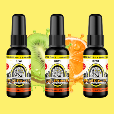 Kiwi Air Freshener Spray Bundle (3 Pack) - BluntPower Air Freshener