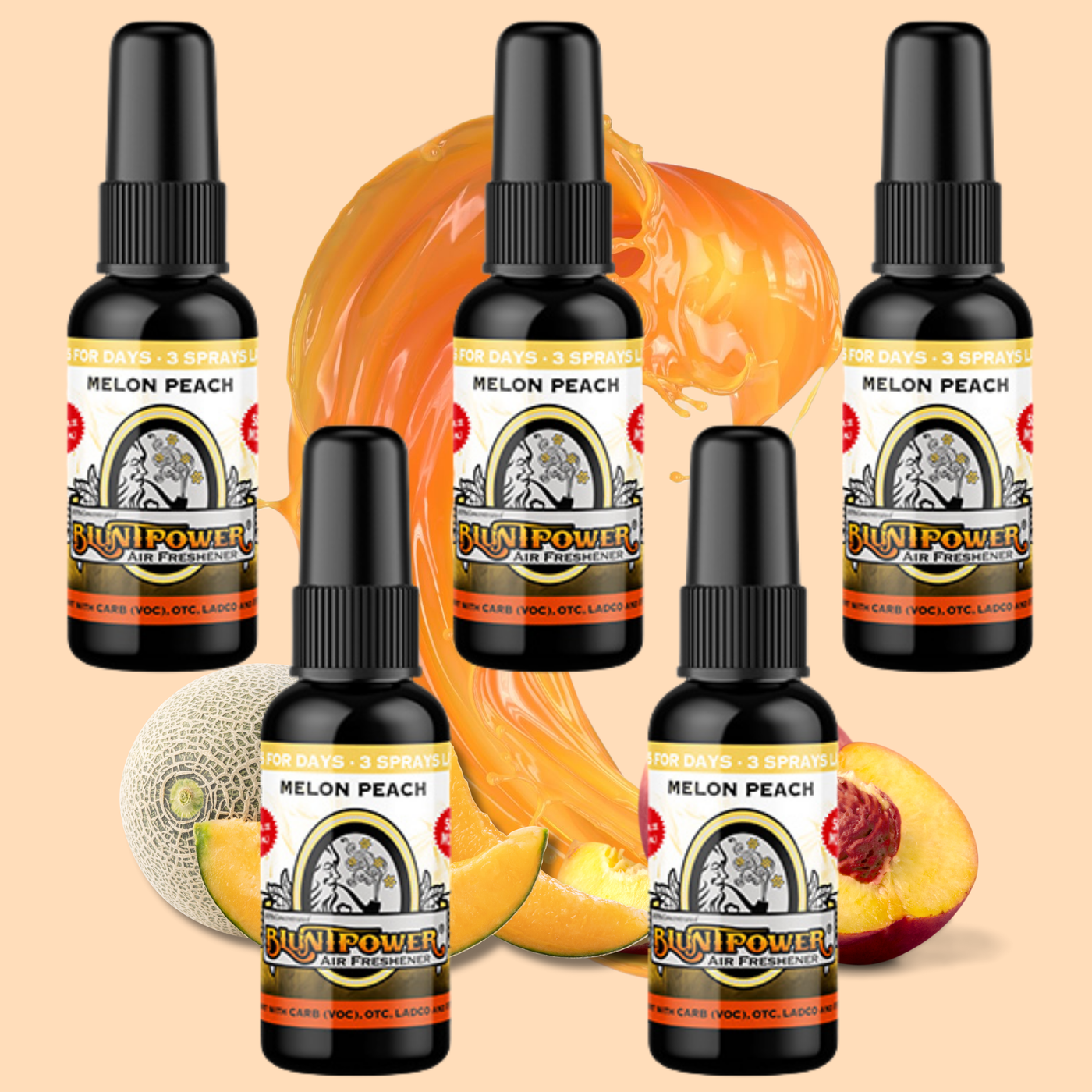 Melon Peach Air Freshener Spray