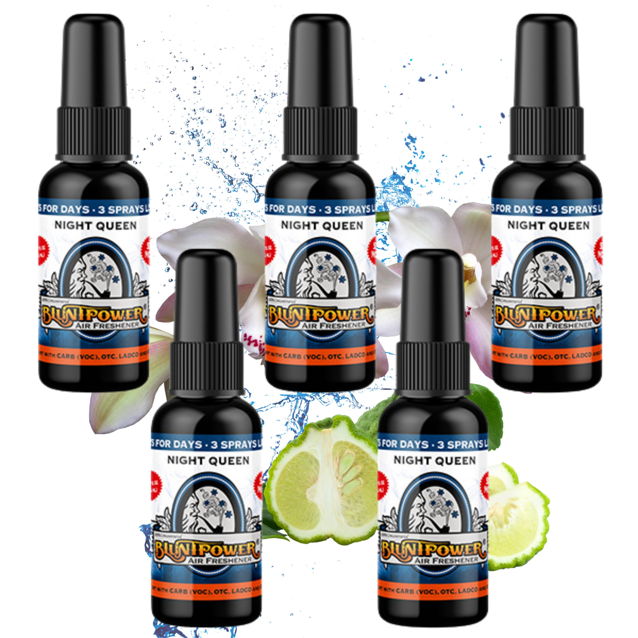 Night Queen Air Freshener Bundle (5 Pack) - BluntPower Air Freshener
