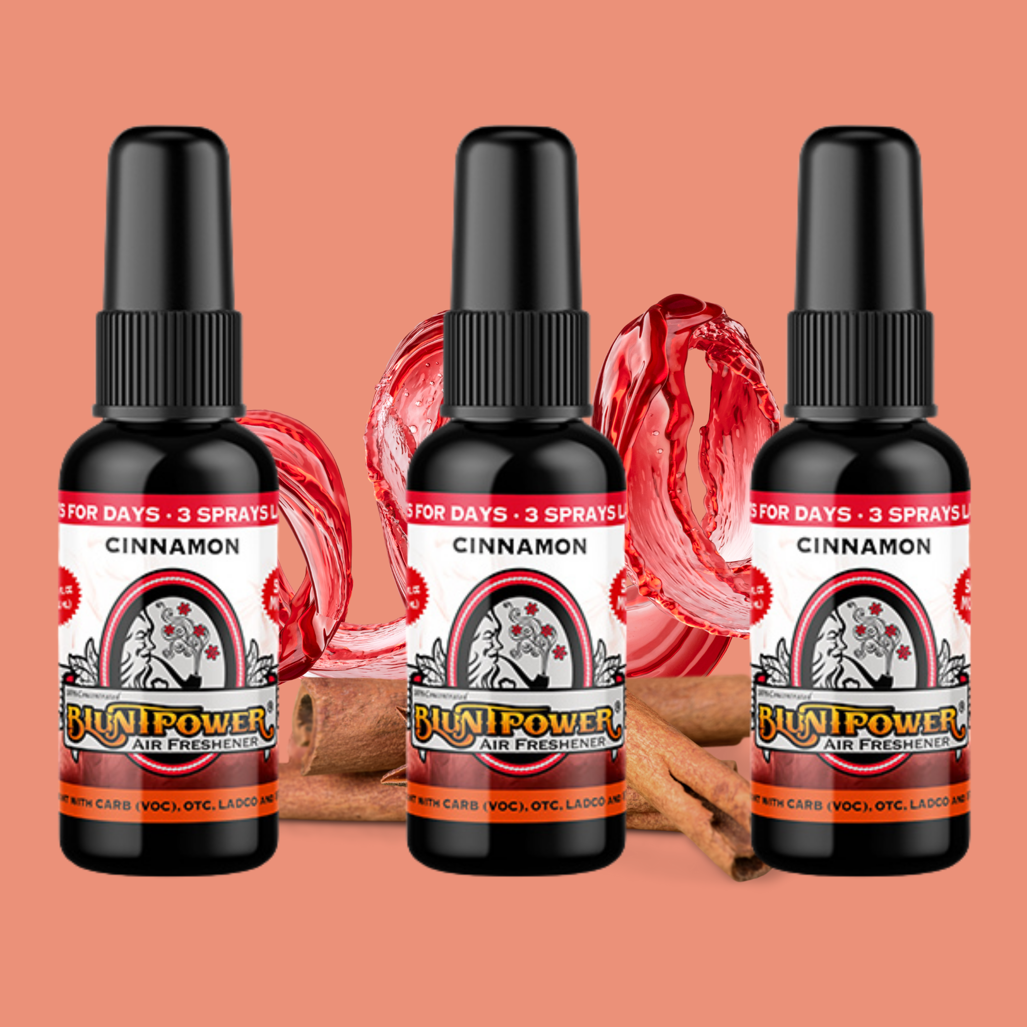 Cinnamon Air Freshener Spray BluntPower Air Freshener Cinnamon Air Freshener Spray BluntPower Air Freshener