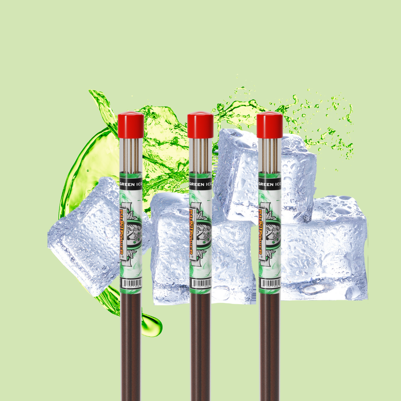 Green Ice Long Incense Sticks