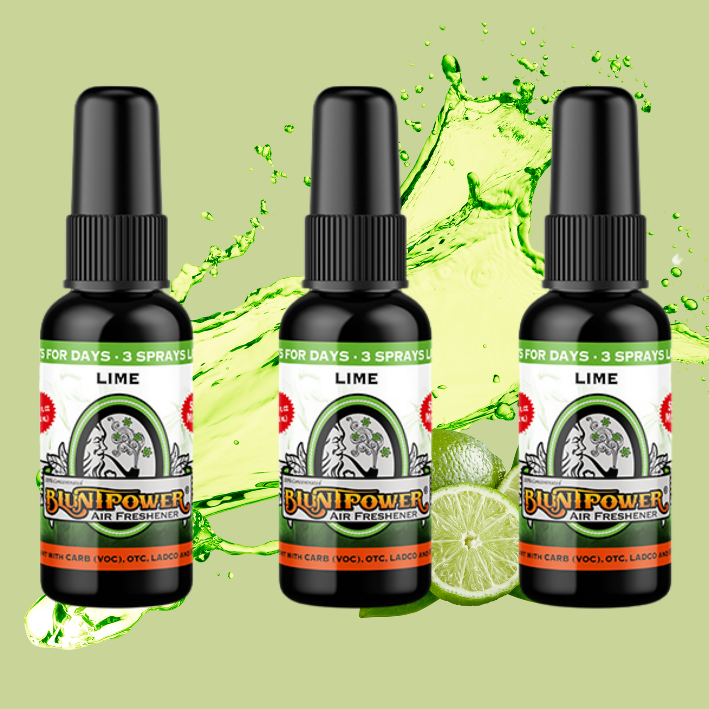 Lime Air Freshener Spray - BluntPower Air Freshener