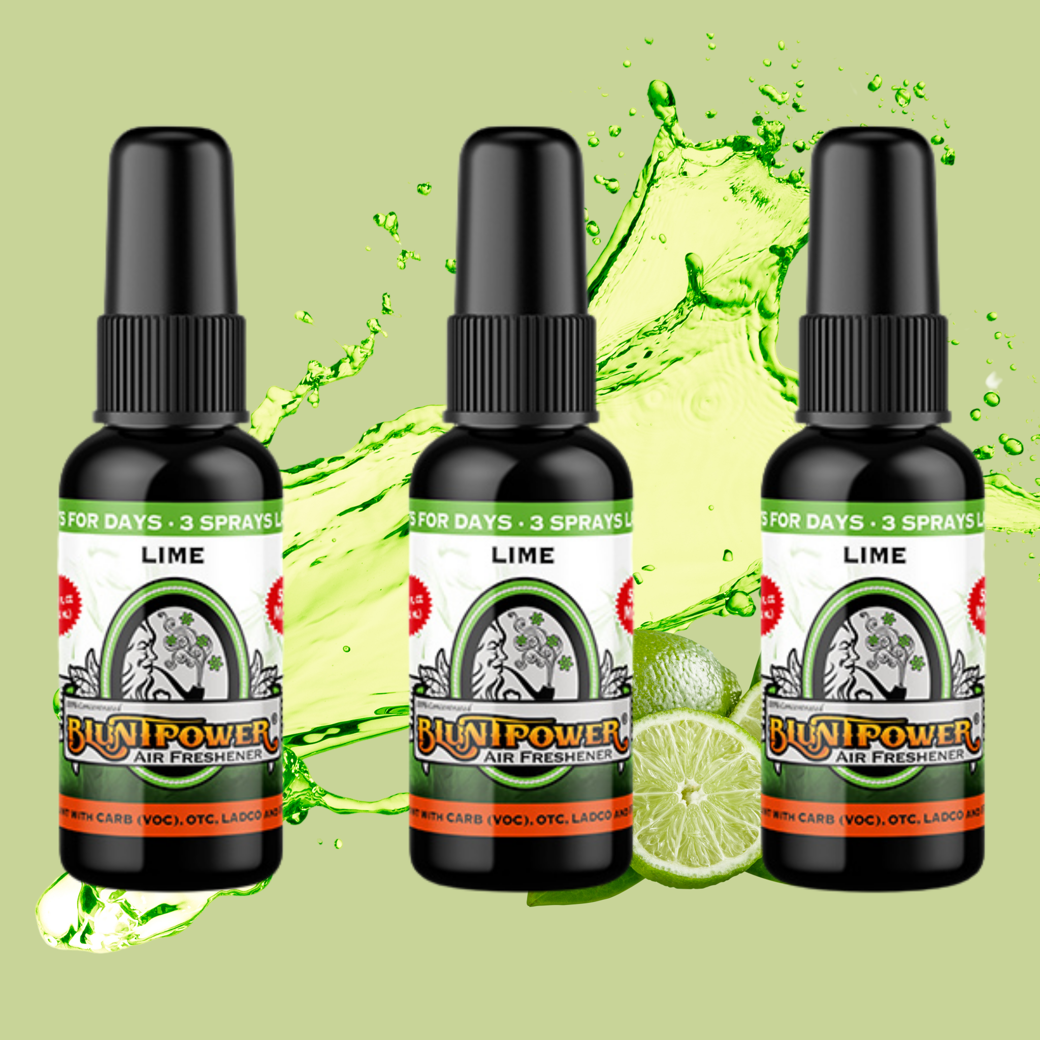 Lime Air Freshener Spray - BluntPower Air Freshener