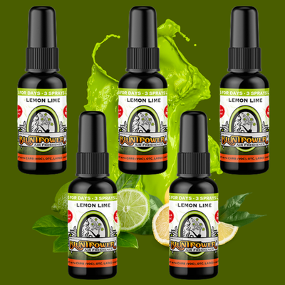Lemon Lime Air Freshener Spray Bundle (5 Pack) - BluntPower Air Freshener