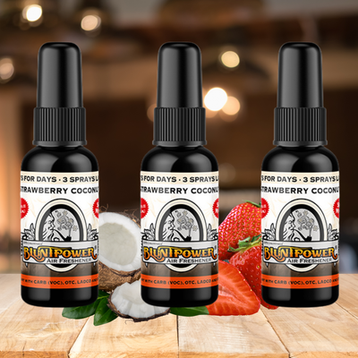 Strawberry Coconut Air Freshener Bundle (3 Pack) - BluntPower Air Freshener