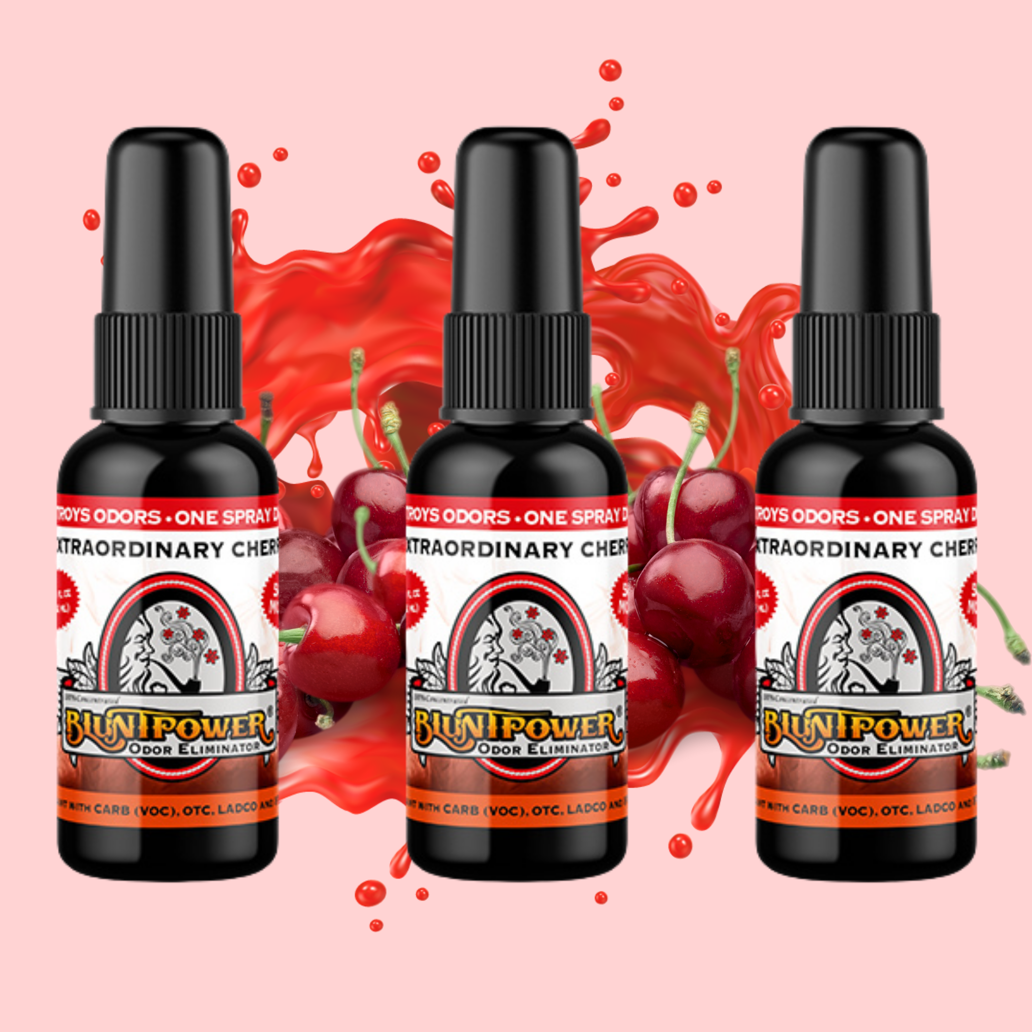 Extraordinary Cherry Odor Eliminator Spray - BluntPower Air Freshener