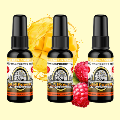 Mango Raspberry Yellow Air Freshener Spray