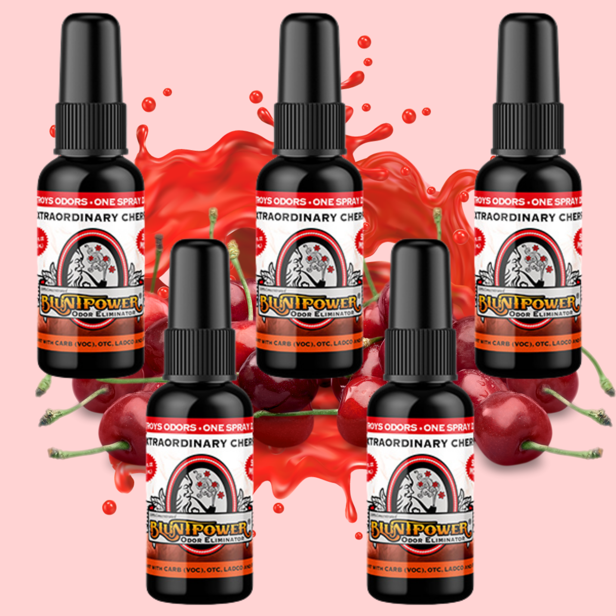 Extraordinary Cherry Odor Eliminator Spray - BluntPower Air Freshener