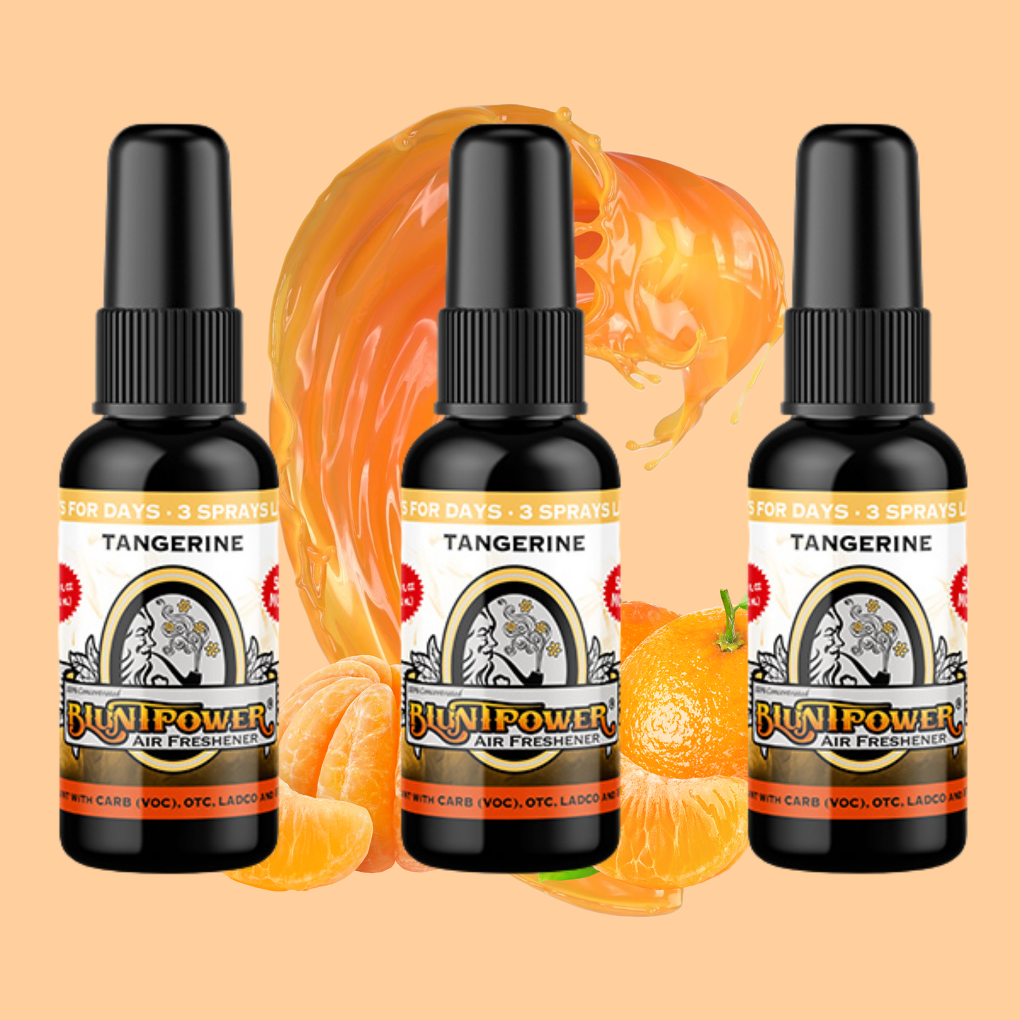 Tangerine Air Freshener Spray - BluntPower Air Freshener