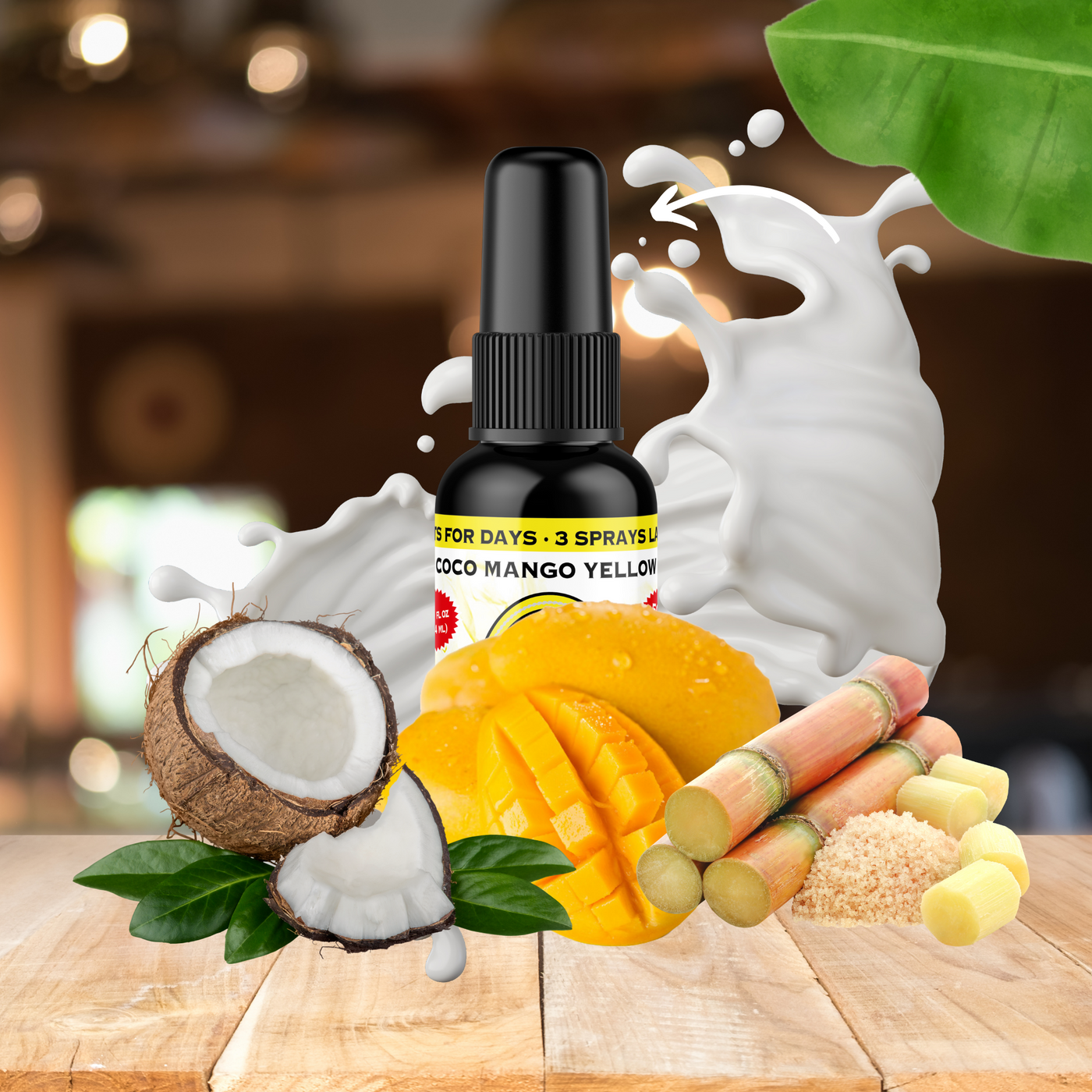 Coco Mango Yellow Air Freshener Spray