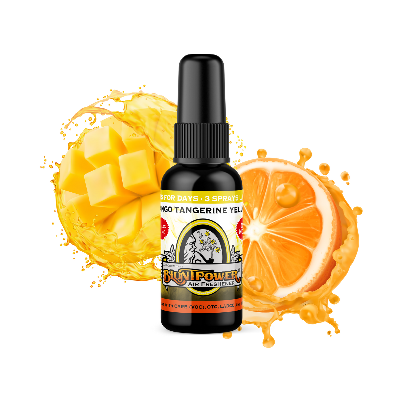 Mango Tangerine Yellow Air Freshener Spray