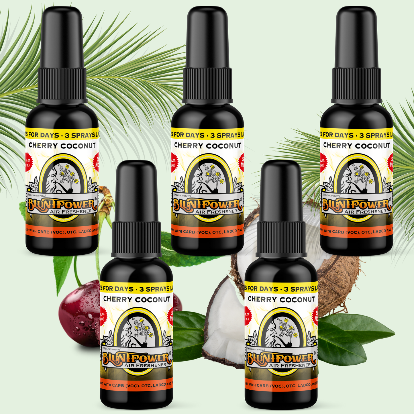 Cherry Coconut Air Freshener Spray - BluntPower Air Freshener