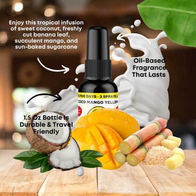 Coco Mango Yellow Air Freshener Spray