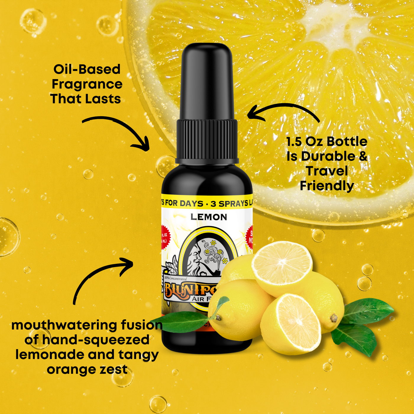 Lemon Air Freshener Spray