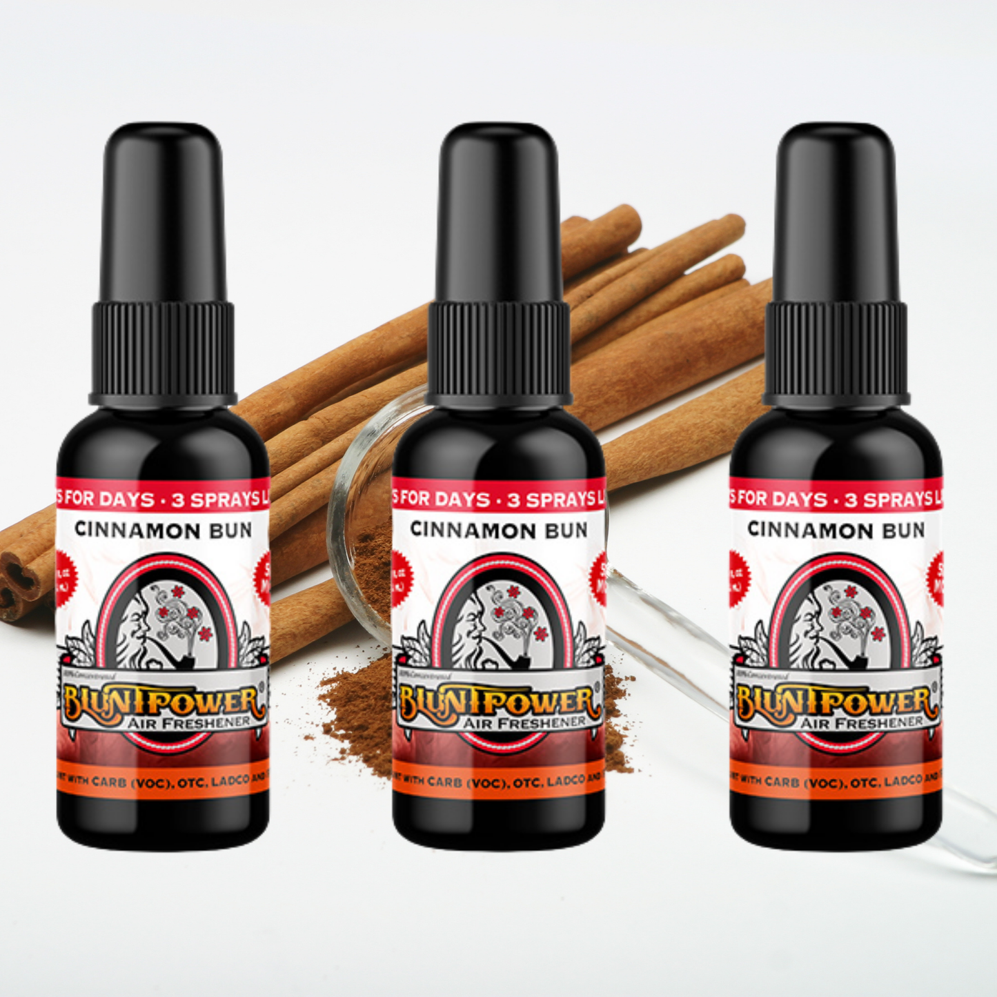 Cinnamon Bun Air Freshener Spray - BluntPower Air Freshener