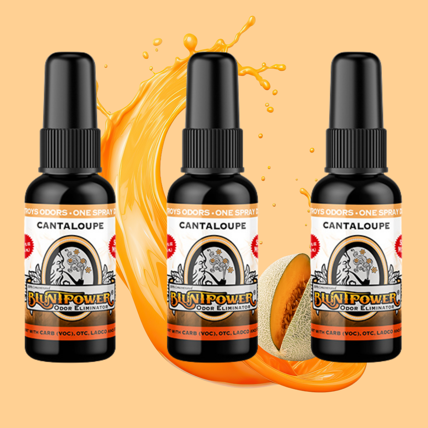 Cantaloupe Odor Eliminator Spray