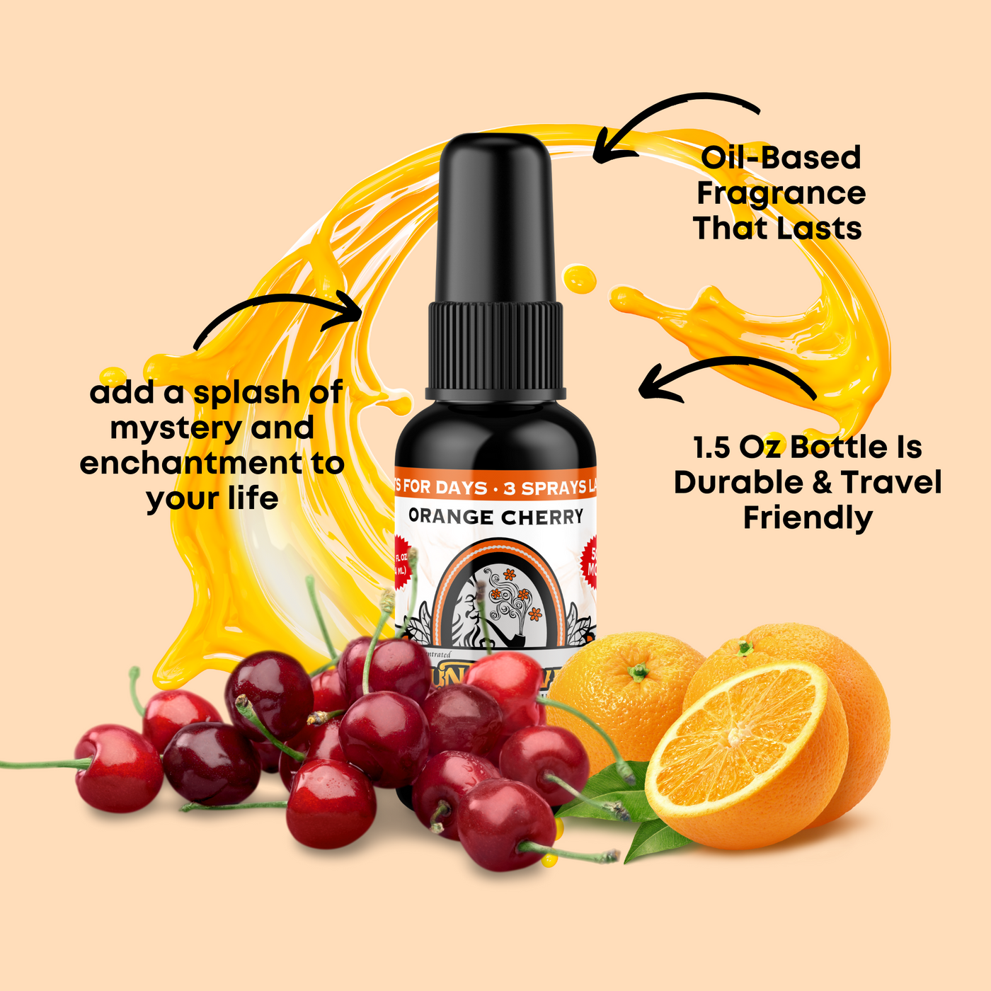 Orange Cherry Air Freshener Spray