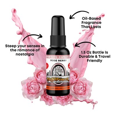 Rose Berry Air Freshener Spray - BluntPower Air Freshener