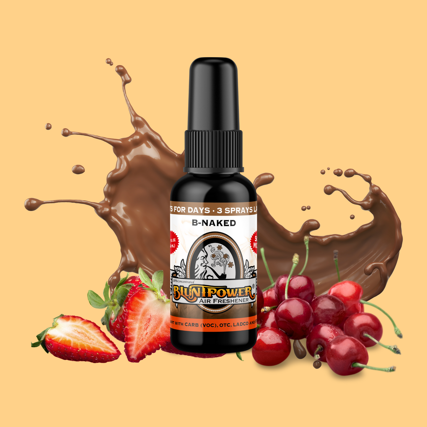 B-Naked Air Freshener Spray - BluntPower Air Freshener