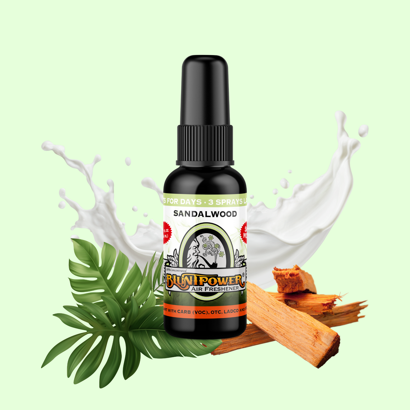 Sandalwood Spray Air Freshener Spray - BluntPower Air Freshener