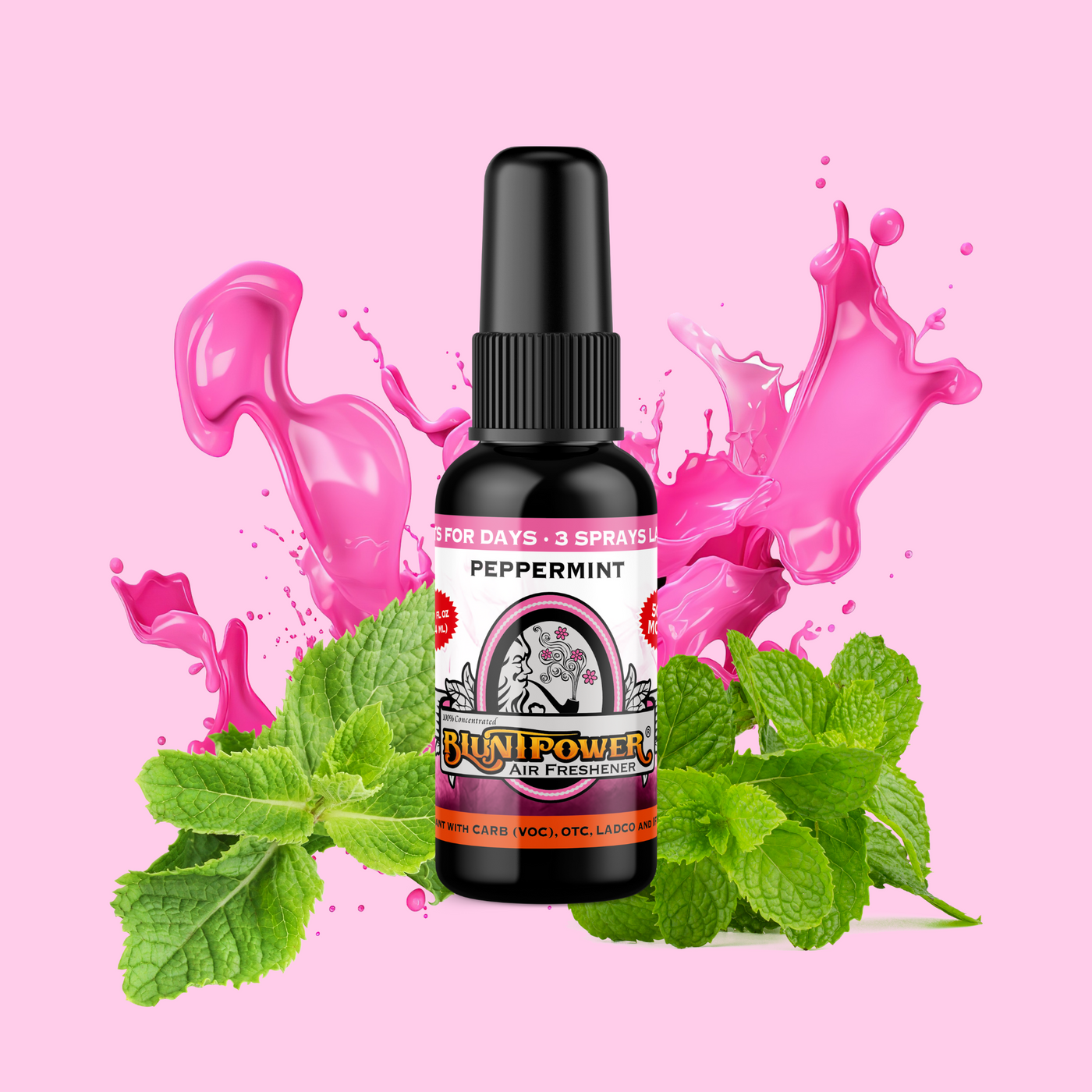 Peppermint Air Freshener Spray - BluntPower Air Freshener