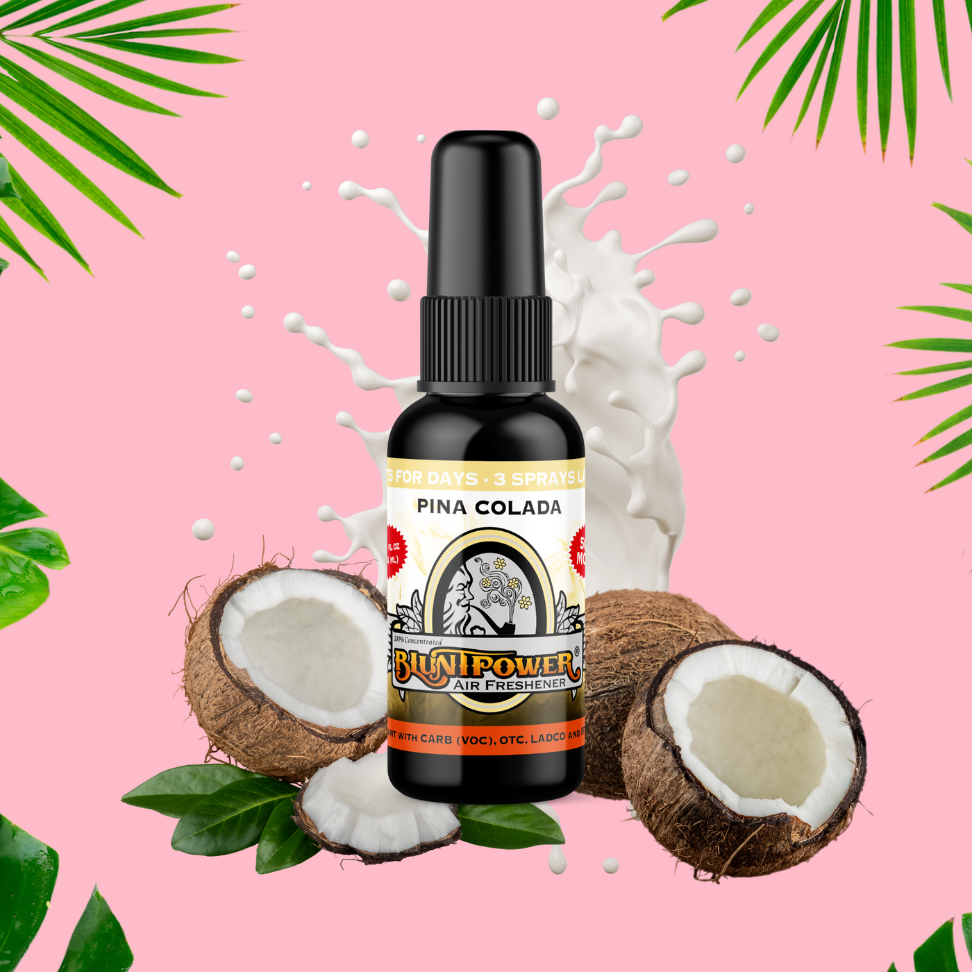 Pinacolada Air Freshener Spray - BluntPower Air Freshener