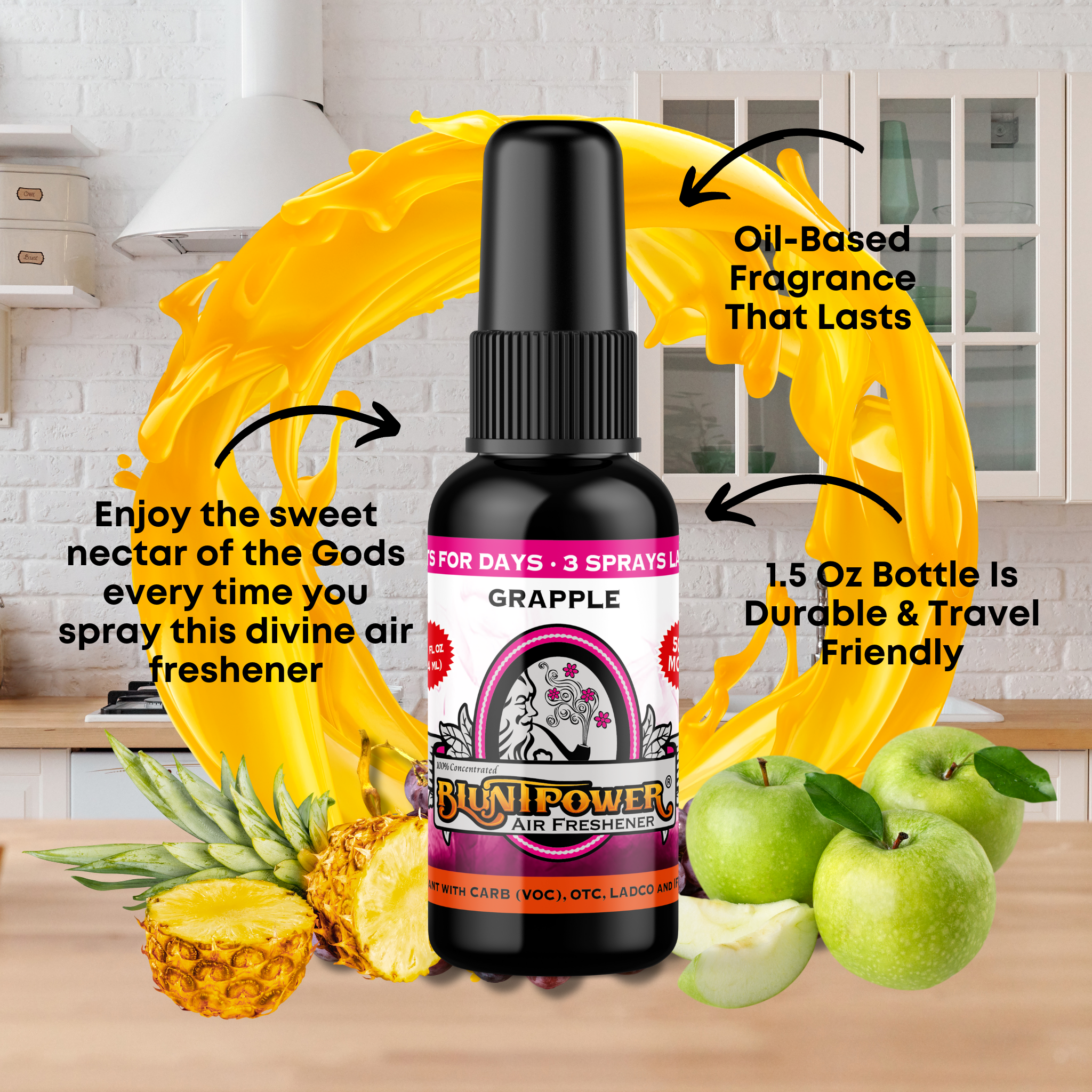 Grapple Air Freshener Spray - BluntPower Air Freshener