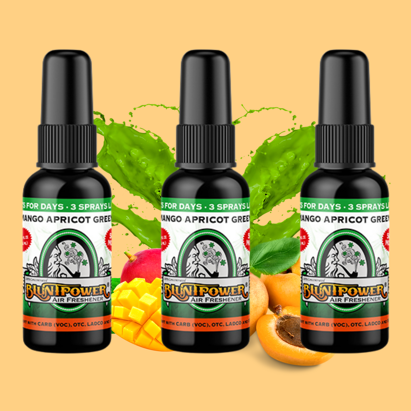 Mango Apricot Green Air Freshener Spray