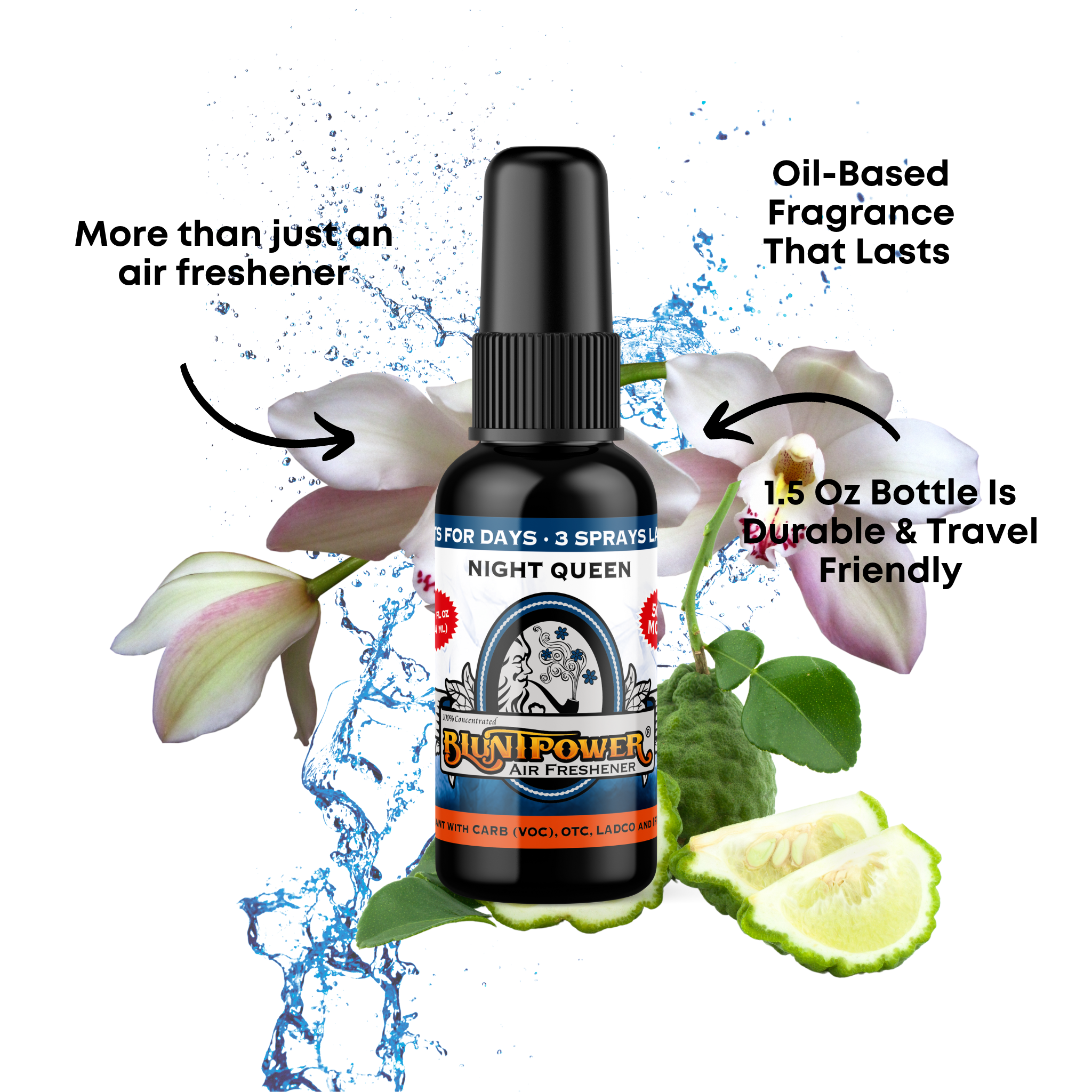 Night Queen Air Freshener Spray - BluntPower Air Freshener