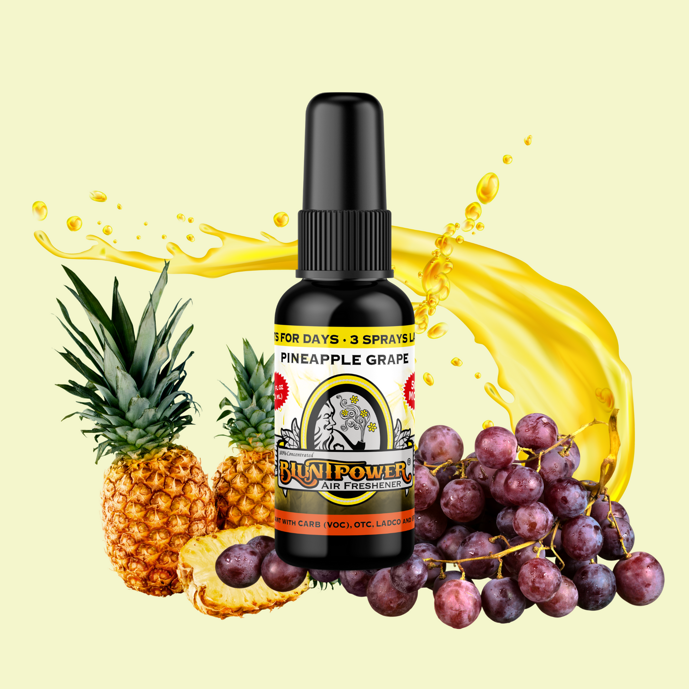 Pineapple Grape Air Freshener Spray - BluntPower Air Freshener