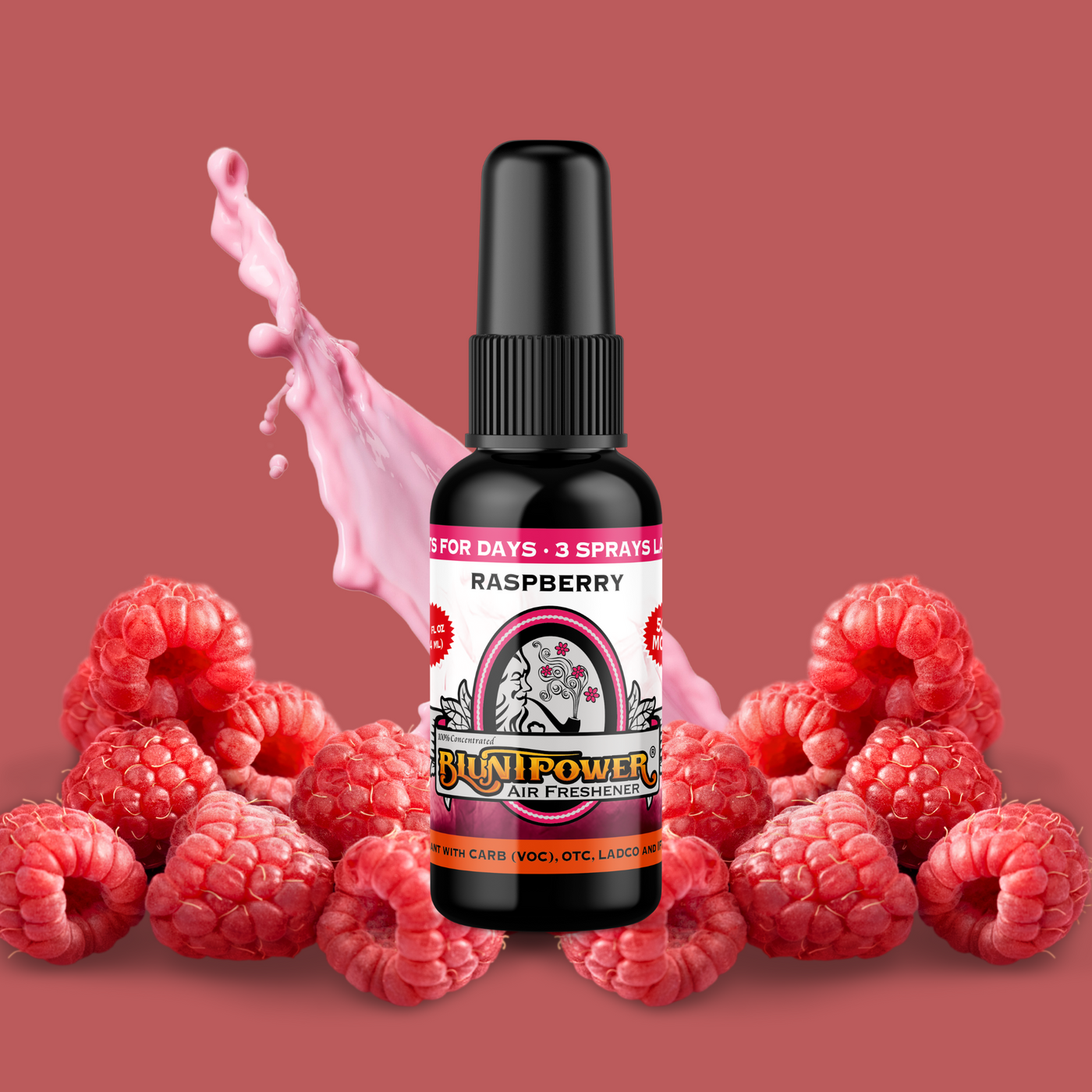 Raspberry Air Freshener Spray - BluntPower Air Freshener