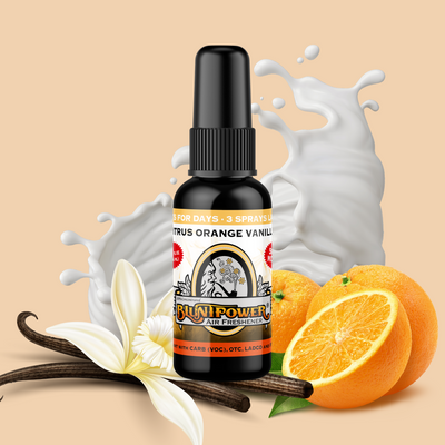 Citrus Orange Vanilla Air Freshener Spray - BluntPower Air Freshener