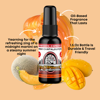 Mango Cantaloupe Red Air Freshener Spray - BluntPower Air Freshener