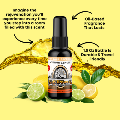 Citrus Lemon Air Freshener Spray - BluntPower Air Freshener