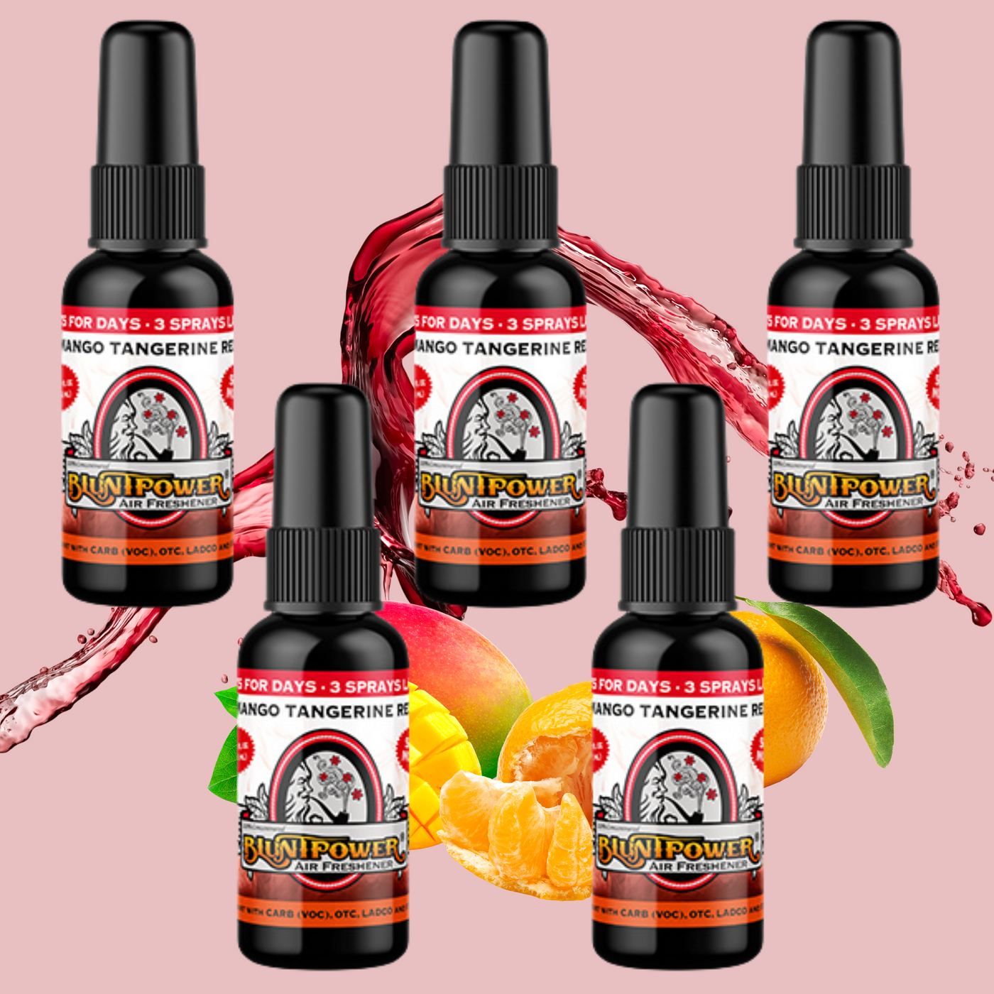 Mango Tangerine Red Air Freshener Spray